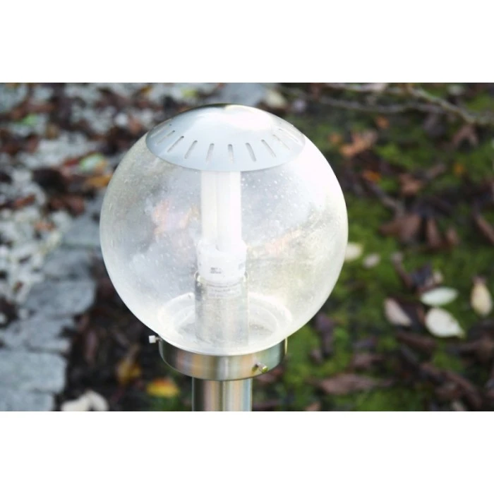 Globo BOWLE II Außenlampe Edelstahl, Transparent, Klar, 1-flammig 7 Globo BOWLE II Außenlampe Edelstahl, Transparent, Klar, 1-flammig – Bild 5