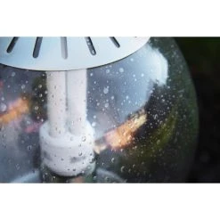 Globo BOWLE II Außenleuchte Edelstahl, Transparent, Klar, 1-flammig -Günstiges Wegeleuchten Geschäft globo bowle ii aussenleuchte 3181 do1 4