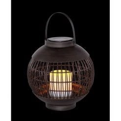 Globo DON Solarleuchte LED Schwarz, 1-flammig -Günstiges Wegeleuchten Geschäft globo don solarleuchte 33286 3