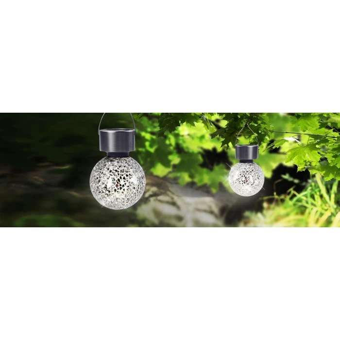 Globo HANDL12er Set Solarleuchte LED Edelstahl, 1-flammig 7 Globo HANDL12er Set Solarleuchte LED Edelstahl, 1-flammig – Bild 5