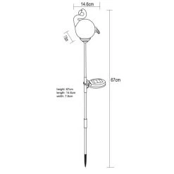 Globo HELIO 6er Set Solarleuchte LED Pink, 1-flammig -Günstiges Wegeleuchten Geschäft globo helio 6er set solarleuchte 33218 6 10