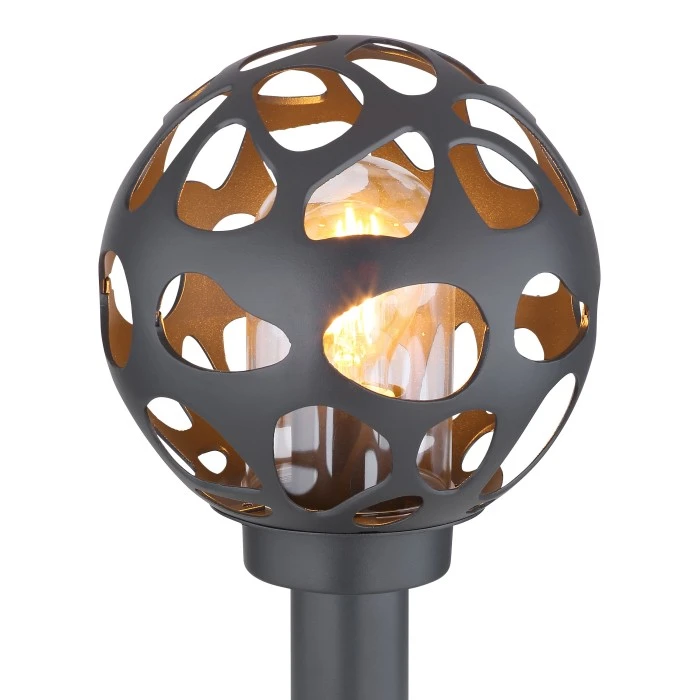 Globo HILARIO Wegeleuchte Anthrazit, 1-flammig 7 Globo HILARIO Wegeleuchte Anthrazit, 1-flammig – Bild 5