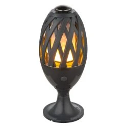 Globo LEON Außenleuchte LED Schwarz, 1-flammig