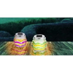 Globo MOSAIK 12er Set Solarleuchte LED, 1-flammig -Günstiges Wegeleuchten Geschäft globo mosaik 12er set solarleuchte 3357 12 4