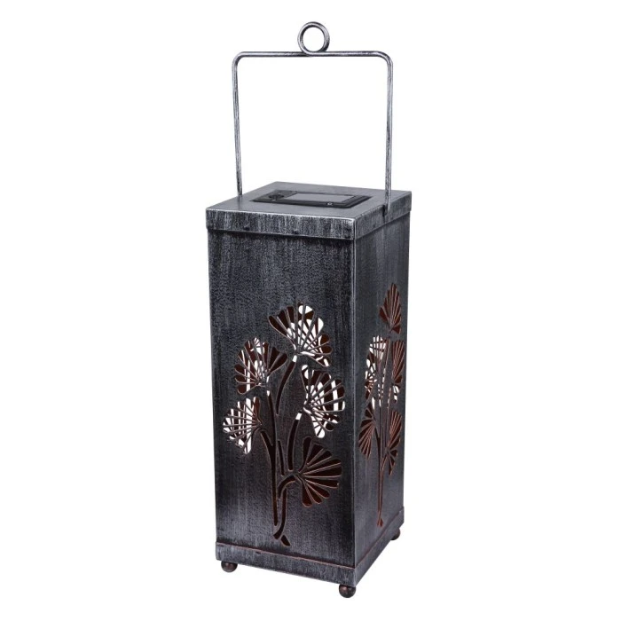 Globo REX Solarleuchte LED Silber, 1-flammig 6 Globo REX Solarleuchte LED Silber, 1-flammig – Bild 4