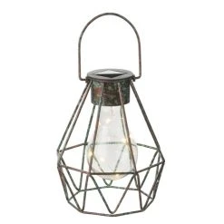 Globo Solar Außenhängeleuchte LED Bronze, 5-flammig