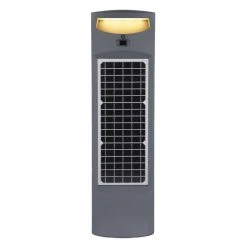 Globo Solar Sockelleuchte LED Anthrazit, 1-flammig, Bewegungsmelder -Günstiges Wegeleuchten Geschäft globo solar sockelleuchte 36484 3