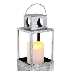 Globo Solar-Stehleuchte LED Altsilber, 1-flammig 9 Globo Solar-Stehleuchte LED Altsilber, 1-flammig -Günstiges Wegeleuchten Geschäft globo solar stehleuchte 36657 3