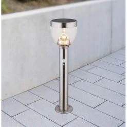 Globo Solar-Wegeleuchte LED Edelstahl, 20-flammig, Bewegungsmelder -Günstiges Wegeleuchten Geschäft globo solar wegeleuchte 33436 2