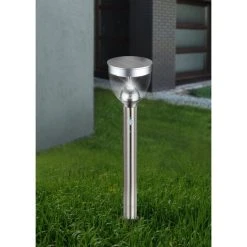 Globo Solar-Wegeleuchte LED Edelstahl, 20-flammig, Bewegungsmelder -Günstiges Wegeleuchten Geschäft globo solar wegeleuchte 33436 6