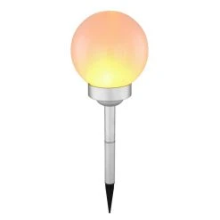 Globo Solarleuchte LED Silber, 18-flammig