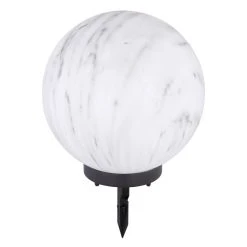 Globo Solarleuchte LED Grau, Weiß, 4-flammig -Günstiges Wegeleuchten Geschäft globo solarleuchte 33764 1