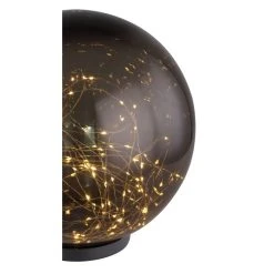 Globo Solarleuchte LED Schwarz, 50-flammig -Günstiges Wegeleuchten Geschäft globo solarleuchte 33808 2