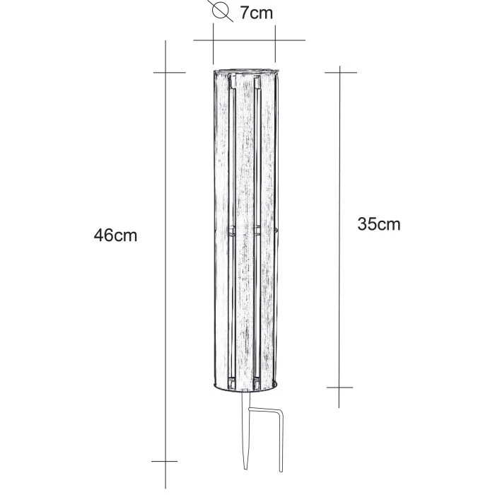 Globo Solarleuchte LED Silber, 1-flammig 6 Globo Solarleuchte LED Silber, 1-flammig – Bild 4