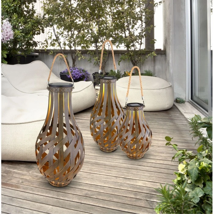 Globo Solarleuchte LED Braun, 1-flammig 6 Globo Solarleuchte LED Braun, 1-flammig – Bild 4