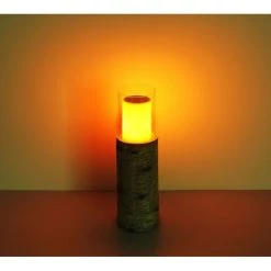 Globo Solarleuchte LED Holz hell, 12-flammig -Günstiges Wegeleuchten Geschäft globo solarleuchte 36653 3