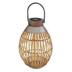 Globo Solarleuchte LED Holz hell, 1-flammig -Günstiges Wegeleuchten Geschäft globo solarleuchte 36670 2