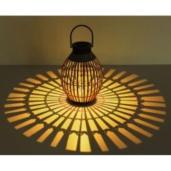 Globo Solarleuchte LED Holz hell, 1-flammig -Günstiges Wegeleuchten Geschäft globo solarleuchte 36670 5