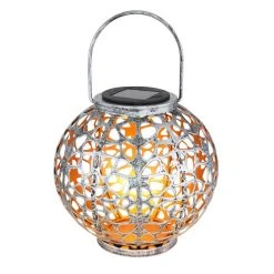 Globo Solarleuchte LED Silber, 1-flammig -Günstiges Wegeleuchten Geschäft globo solarleuchte 36740 2