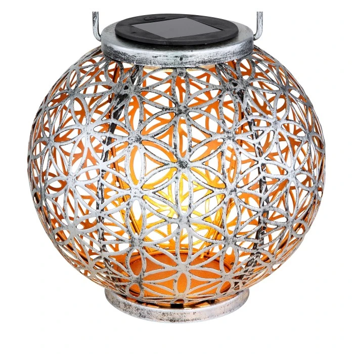 Globo Solarleuchte LED Silber, 1-flammig 6 Globo Solarleuchte LED Silber, 1-flammig – Bild 4