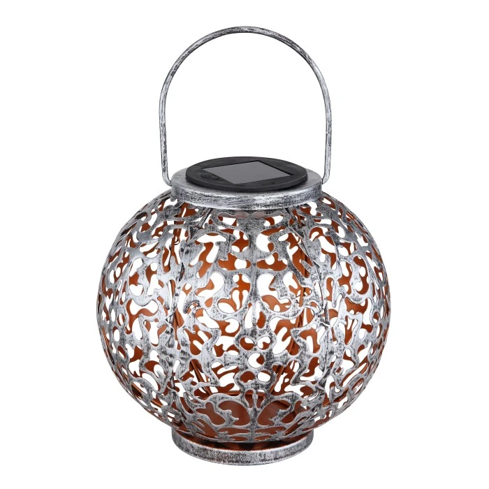 Globo Solarleuchte LED Silber, 1-flammig 6 Globo Solarleuchte LED Silber, 1-flammig – Bild 4