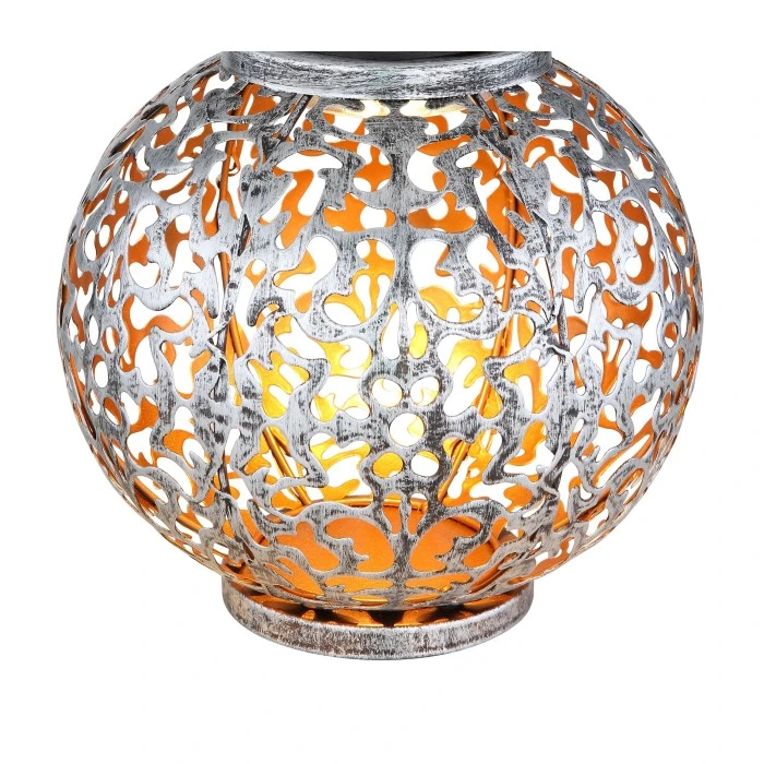 Globo Solarleuchte LED Silber, 1-flammig 7 Globo Solarleuchte LED Silber, 1-flammig – Bild 5