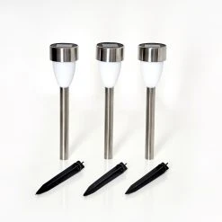 Hofstein Gorizia Solarleuchte LED Edelstahl, 3-flammig 28 Hofstein Gorizia Solarleuchte LED Edelstahl, 3-flammig -Günstiges Wegeleuchten Geschäft gorizia solarleuchte h3371480 12