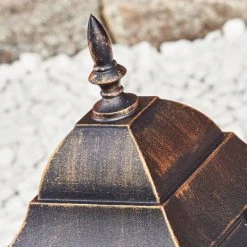 Hofstein Halla Sockelleuchte Schwarz, Gold, 1-flammig -Günstiges Wegeleuchten Geschäft halla sockelleuchte h3597781 9