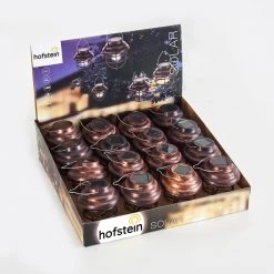 Hofstein Hangzhou 16er Set Solarleuchte LED Rostfarben, Transparent, Klar, 1-flammig -Günstiges Wegeleuchten Geschäft hangzhou 16er set solarleuchte h3368107 14