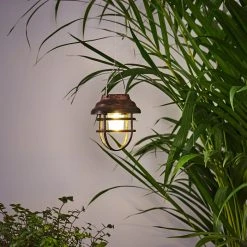 Hofstein Hangzhou 16er Set Solarleuchte LED Rostfarben, Transparent, Klar, 1-flammig -Günstiges Wegeleuchten Geschäft hangzhou 16er set solarleuchte h3368107 8