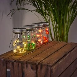 Hofstein Hasselt Solarleuchte 16er Set LED Rot, Silber, Grün, Rosa, Transparent, Klar, 10-flammig -Günstiges Wegeleuchten Geschäft hasselt solarleuchte 16er set h3368121 13