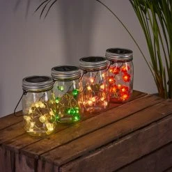 Hofstein Hasselt Solarleuchte 16er Set LED Rot, Silber, Grün, Rosa, Transparent, Klar, 10-flammig -Günstiges Wegeleuchten Geschäft hasselt solarleuchte 16er set h3368121 2