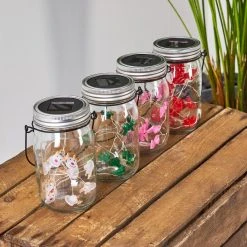 Hofstein Hasselt Solarleuchte 16er Set LED Rot, Silber, Grün, Rosa, Transparent, Klar, 10-flammig -Günstiges Wegeleuchten Geschäft hasselt solarleuchte 16er set h3368121 3