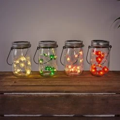 Hofstein Hasselt Solarleuchte 16er Set LED Rot, Silber, Grün, Rosa, Transparent, Klar, 10-flammig -Günstiges Wegeleuchten Geschäft hasselt solarleuchte 16er set h3368121 4