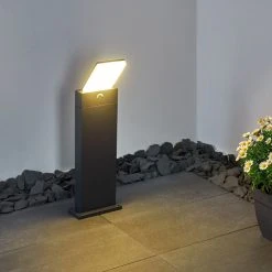 Hofstein Heraklion Wegeleuchte LED Anthrazit, 1-flammig -Günstiges Wegeleuchten Geschäft heraklion wegeleuchte h3333303 12