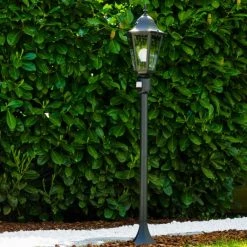 Hofstein Hongkong Außenstehleuchte Schwarz, 1-flammig, Bewegungsmelder -Günstiges Wegeleuchten Geschäft hongkong aussenstehleuchte 11333 lj pir sw 7