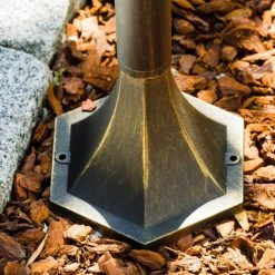 Hofstein Hongkong Außenstehleuchte Messing, Gold, 1-flammig, Bewegungsmelder 25 Hofstein Hongkong Außenstehleuchte Messing, Gold, 1-flammig, Bewegungsmelder -Günstiges Wegeleuchten Geschäft hongkong aussenstehleuchte 11333lj pir bg 11