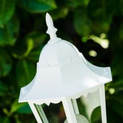 Hofstein Hongkong Außenstehleuchte Weiß, 1-flammig, Bewegungsmelder -Günstiges Wegeleuchten Geschäft hongkong aussenstehleuchte 11333lj pirwh 10