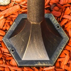 Hofstein Hongkong Frost Außenstehleuchte Braun, Gold, 1-flammig, Bewegungsmelder -Günstiges Wegeleuchten Geschäft hongkong frost aussenstehleuchte h3022948 12