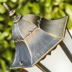 Hofstein Hongkong Frost Außenstehleuchte Braun, Gold, 1-flammig, Bewegungsmelder -Günstiges Wegeleuchten Geschäft hongkong frost aussenstehleuchte h3022948 4