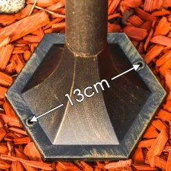 Hofstein Hongkong Frost Außenstehleuchte Braun, Gold, 1-flammig, Bewegungsmelder -Günstiges Wegeleuchten Geschäft hongkong frost aussenstehleuchte h3022948 8