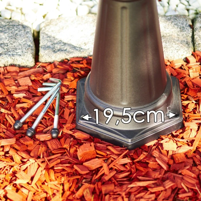 Hofstein Hongkong Frost Kandelaber Schwarz, 3-flammig 11 Hofstein Hongkong Frost Kandelaber Schwarz, 3-flammig – Bild 9