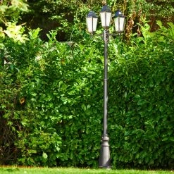 Hofstein Hongkong FROST Kandelaber Schwarz, 3-flammig -Günstiges Wegeleuchten Geschäft hongkong frost kandelaber h30229862 12