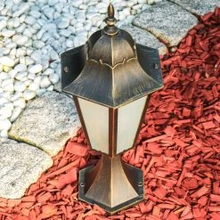 Hofstein Hongkong Frost Sockelleuchte Gold, Bronze, 1-flammig 20 Hofstein Hongkong Frost Sockelleuchte Gold, Bronze, 1-flammig -Günstiges Wegeleuchten Geschäft hongkong frost sockelleuchte h3022887 6