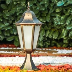 Hofstein Hongkong Frost Sockelleuchte Gold, Bronze, 1-flammig 23 Hofstein Hongkong Frost Sockelleuchte Gold, Bronze, 1-flammig -Günstiges Wegeleuchten Geschäft hongkong frost sockelleuchte h3022887 9