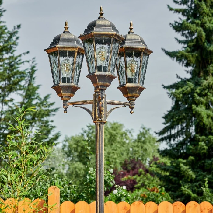 Hofstein Hongkong Kandelaber Messing, Gold, Transparent, Klar, 3-flammig 11 Hofstein Hongkong Kandelaber Messing, Gold, Transparent, Klar, 3-flammig – Bild 9