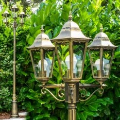 Hofstein Hongkong Kandelaber Transparent, Klar, 3-flammig