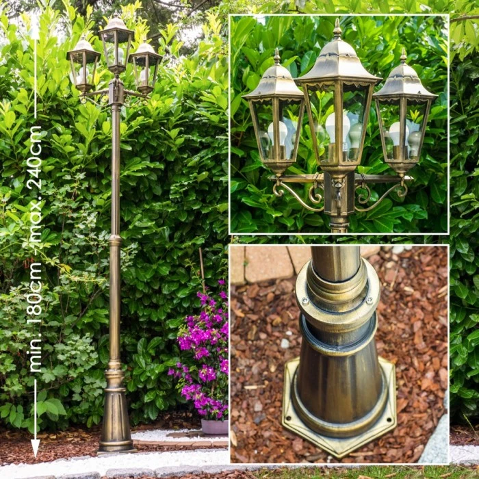 Hofstein Hongkong Kandelaber Transparent, Klar, 3-flammig 4 Hofstein Hongkong Kandelaber Transparent, Klar, 3-flammig – Bild 2