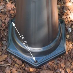 Hofstein Hongkong Kandelaber Schwarz, Transparent, Klar, 3-flammig -Günstiges Wegeleuchten Geschäft hongkong kandelaber 31331lbsw 4