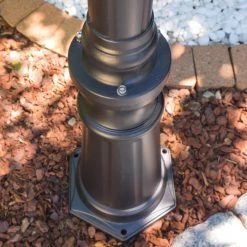 Hofstein Hongkong Kandelaber Schwarz, Transparent, Klar, 3-flammig -Günstiges Wegeleuchten Geschäft hongkong kandelaber 31331lbsw 6